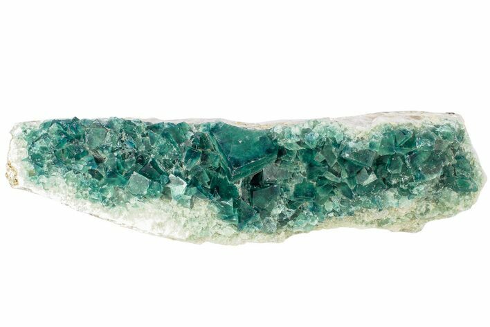 Green, Fluorescent, Cubic Fluorite Crystals - Madagascar #238377